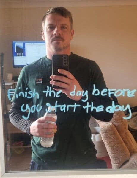 Finish the day before you start the day